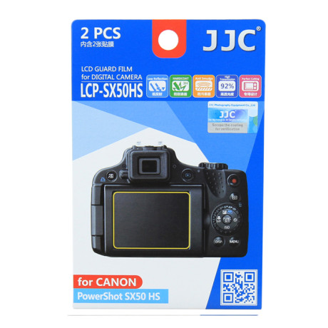 JJC LCP-SX50HS Ochranná fólia na LCD displej pre CANON PowerShot SX50HS