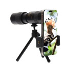 Dalekohled monokulární 10-300 zoom, mini stativ, klip na mobilní telefon