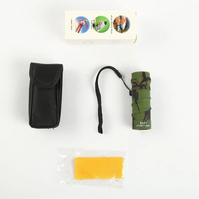 Monokulárne ďalekohľady s vysokým rozlíšením 8 x 21, vreckové