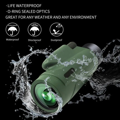 Monokulárny ďalekohľad 12 x 50 so statívom a držiakom na telefón