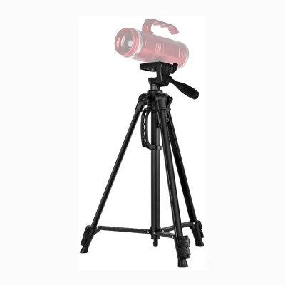 F-3366T Statív pre mobilný telefón a fotoaparát čierny 141 cm