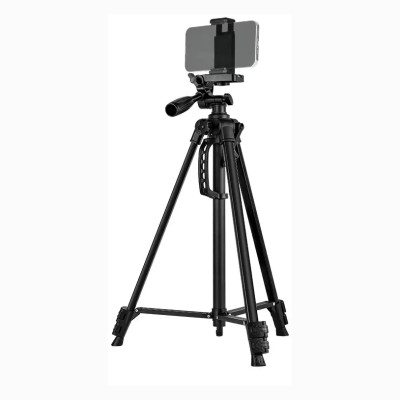 F-3366T Statív pre mobilný telefón a fotoaparát čierny 141 cm