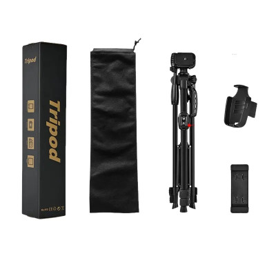 F-3388TT Stativ pro smartphony a fotoaparát + spoušť černý 141 cm