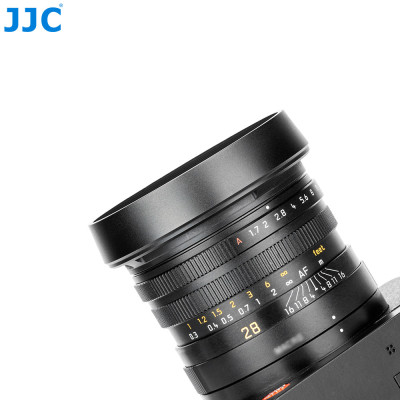 JJC LH-Q3 Kryt objektívu + slnečná clona čierna, pre LEICA Q3 / Q2 / Q / Q3 43