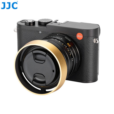 JJC LH-Q3 Slnečná clona + kryt objektívu zlatá, pre LEICA Q3 / Q2 / Q / Q3 43