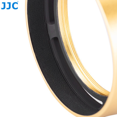 JJC LH-Q3 Sluneční clona + krytka objektivu zlatá, pro LEICA Q3 / Q2 / Q / Q3 43