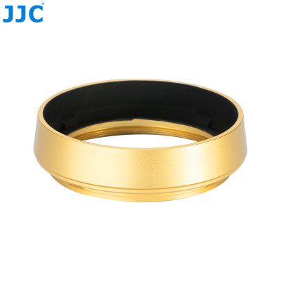 JJC LH-Q3 Sluneční clona + krytka objektivu zlatá, pro LEICA Q3 / Q2 / Q / Q3 43