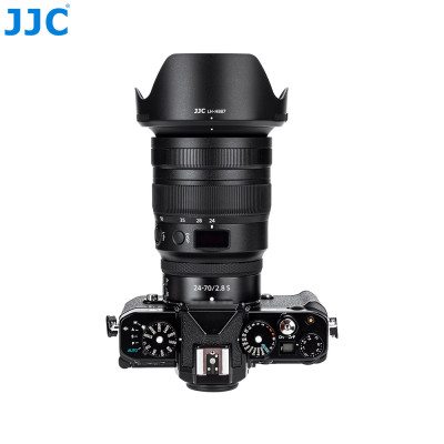 JJC LH-HB87 ČIERNA náhradná slnečná clona pre objektív NIKON NIKKOR Z 24-70mm f/2.8 S