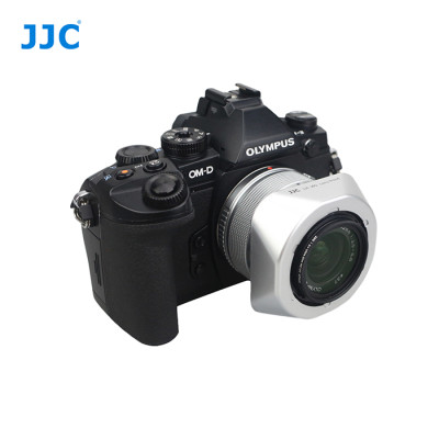 JJC LH-J40 Silver sluneční clona   OLYMPUS LH-40