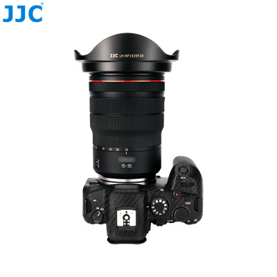 JJC LH-RF1535F28 BLACK sluneční clona, náhrada za Canon RF 15-35mm f/2.8L IS USM Lens