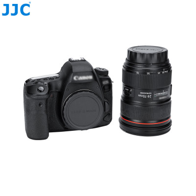 JJC Krytka těla fotoaparátu a zadní kryt objektivu pro CANON s bajonetem EF/EF-S