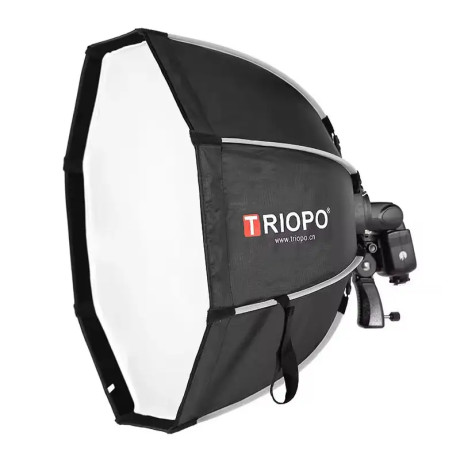 Triopo Octagon Softbox Bowens Mount pro Stálá i Záblesková Světla 55 cm