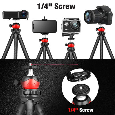 copy of JM-801 Přenosný flexibilní mini stativ pro telefon, akční kamery, fotoaparát