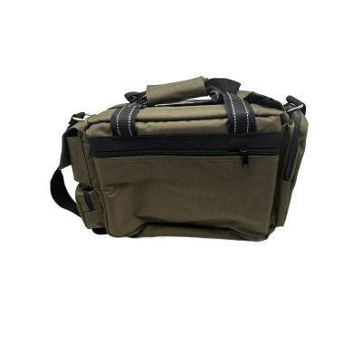 Taška na fotopríslušenstvo s popruhom cez rameno 40 x 24 x 20 cm - khaki