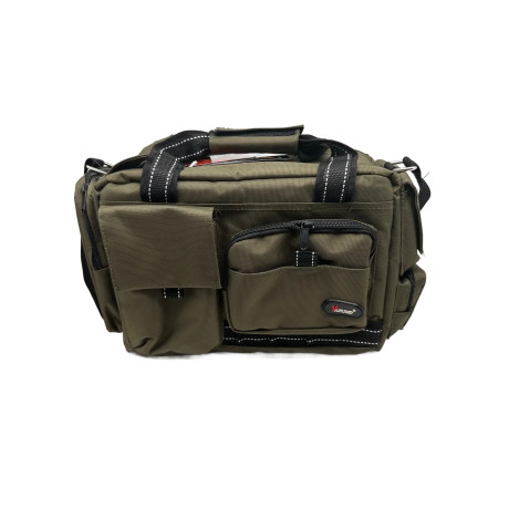 Taška na fotopríslušenstvo s popruhom cez rameno 40 x 24 x 20 cm - khaki