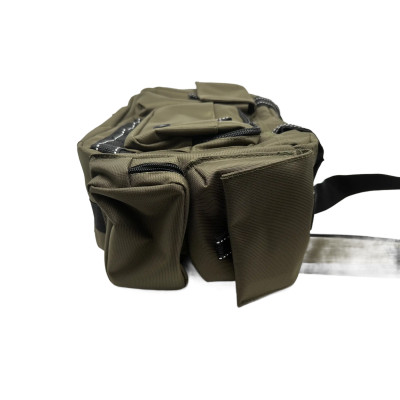 Taška na fotopríslušenstvo s popruhom cez rameno 40 x 24 x 20 cm - khaki