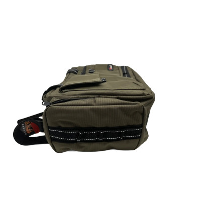 Taška na fotopríslušenstvo s popruhom cez rameno 40 x 24 x 20 cm - khaki