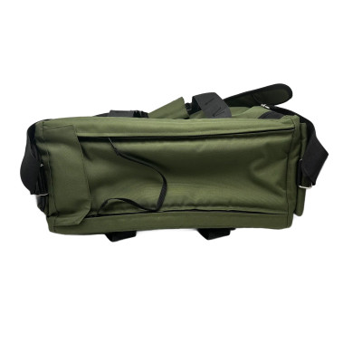 Taška na fotopríslušenstvo s popruhom cez rameno veľká 52 x 26 x 25 cm, khaki