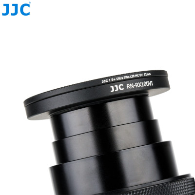 JJC RN-RX100VI Súprava adaptéra filtra a krytu objektívu Sony, Canon
