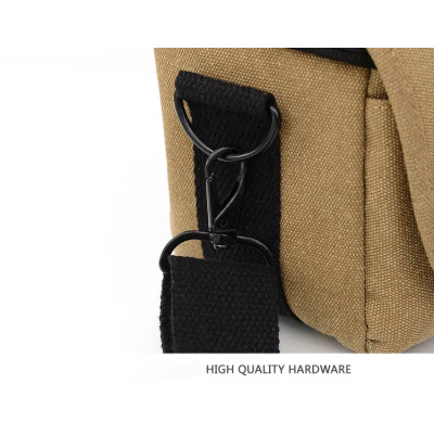 Brašna na foto příslušenství, fotoaparát  19x17x10 cm - hnědá