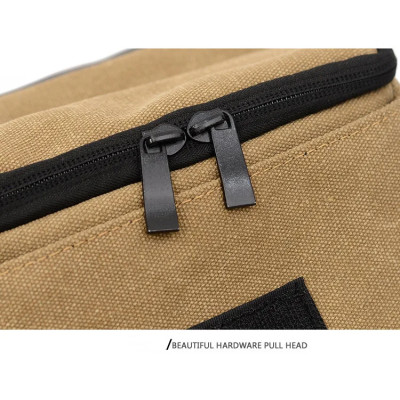 Taška na fotopríslušenstvo, fotoaparát 19x17x10 cm - hnedá