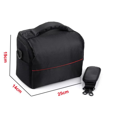 Brašna ZB203 na foto příslušenství, fotoaparát, dron  25x14x19 cm - černá