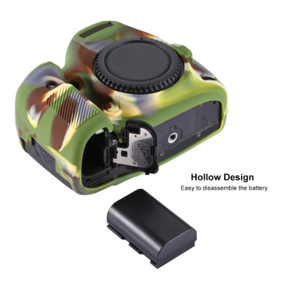 PULUZ silikónové puzdro pre Canon EOS 5D Mark III / 5D3 (kamufláž)