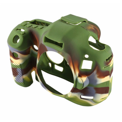 PULUZ silikonové pouzdro pro Canon EOS 5D Mark III / 5D3 (kamufláž)