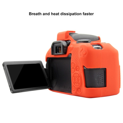 PULUZ silikonové pouzdro pro Canon EOS 800D (červené)