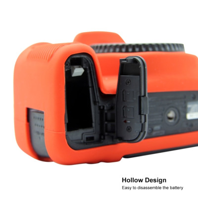 PULUZ silikonové pouzdro pro Canon EOS 800D (červené)