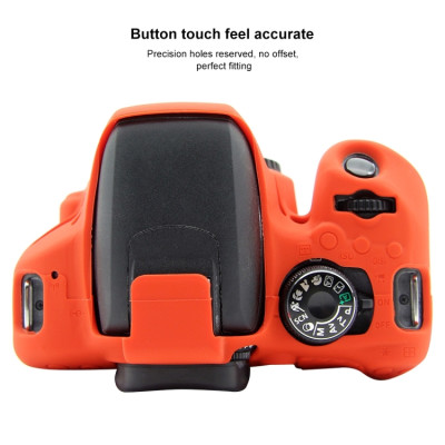 PULUZ silikonové pouzdro pro Canon EOS 800D (červené)