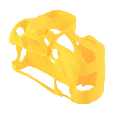 PULUZ silikónové puzdro pre Canon EOS 80D (žlté)