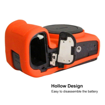 PULUZ silikonové pouzdro pro Canon EOS R - oranžové