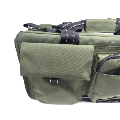 Taška na fotopríslušenstvo s popruhom cez rameno 45x23x20 cm - khaki