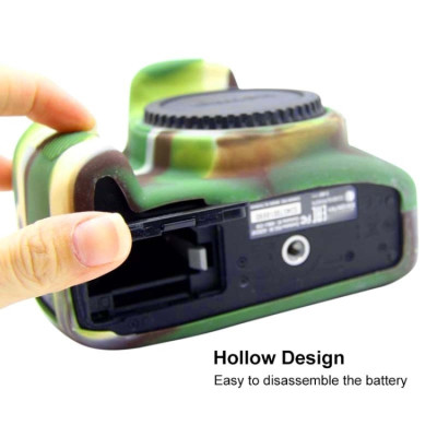 PULUZ silikonové pouzdro pro Canon EOS 3000D / 4000D (kamufláž)