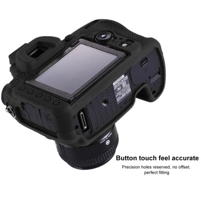 PULUZ silikonové pouzdro pro pouzdro pro Nikon D750 (černé)