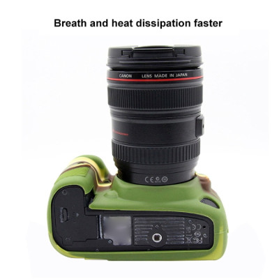 PULUZ silikónové puzdro pre Canon EOS 5D Mark IV (kamufláž)