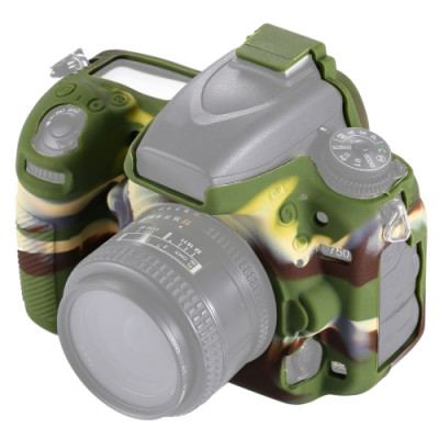PULUZ silikonové pouzdro pro Nikon D750 (kamufláž)