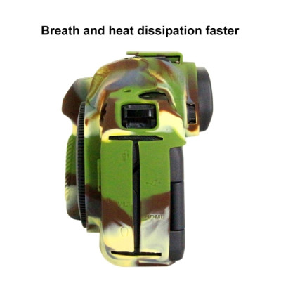 PULUZ silikónové puzdro pre Canon EOS R (kamufláž)