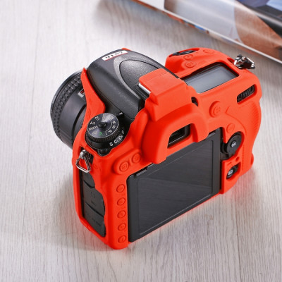 PULUZ silikónové puzdro pre Nikon D750 (červené)