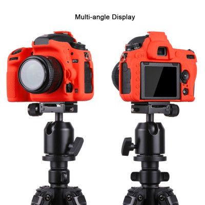 PULUZ silikonové pouzdro pro Nikon D750 (červené)