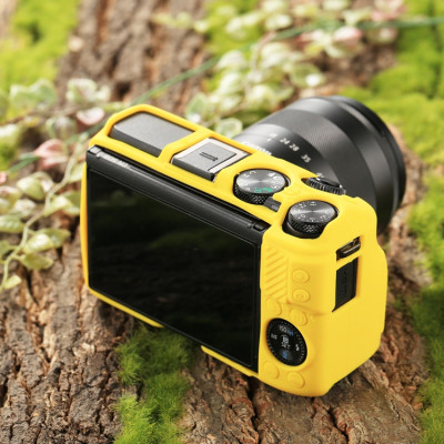 PULUZ silikónové puzdro pre Canon EOS M3 (žlté)