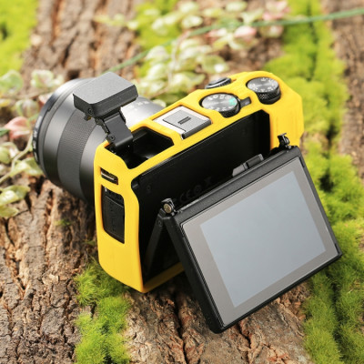 PULUZ silikonové pouzdro pro Canon EOS M3 (žlutá)