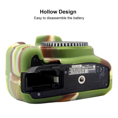 PULUZ silikónové puzdro pre Canon EOS 1300D / 1500D (kamufláž)