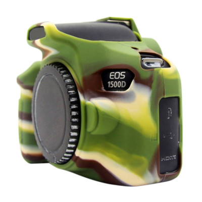 PULUZ silikónové puzdro pre Canon EOS 1300D / 1500D (kamufláž)