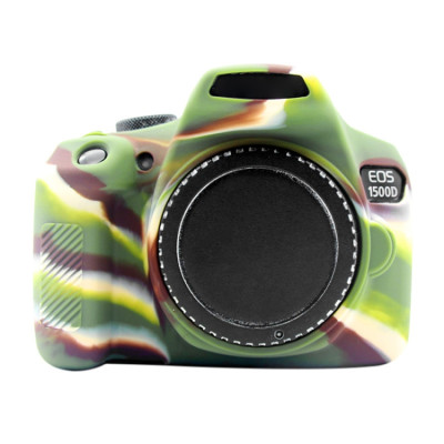 PULUZ silikonové pouzdro pro Canon EOS 1300D / 1500D (kamufláž)