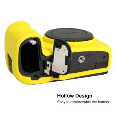 PULUZ silikónové puzdro pre Canon EOS R (žlté)