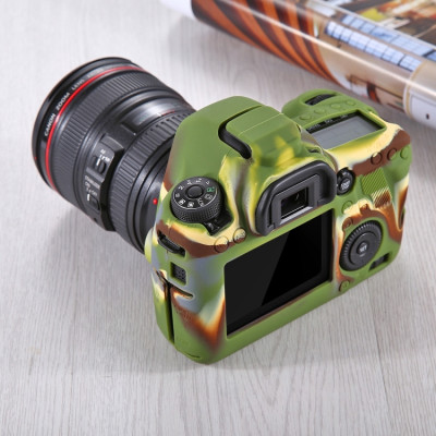 PULUZ silikónové puzdro pre Canon EOS 6D (kamufláž)