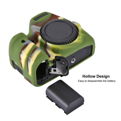 PULUZ silikonové pouzdro pro Canon EOS 6D (maskáč)