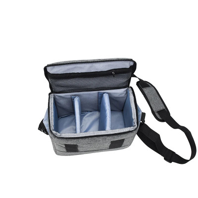 Brašna na foto příslušenství, fotoaparát, dron  23 x 12 x 15 cm - šedivá